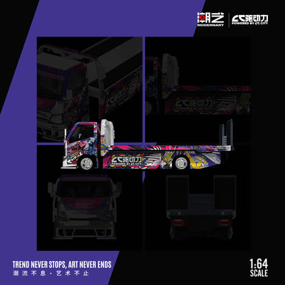 Góc nghiêng xe B-H300 Flatbed Trailer