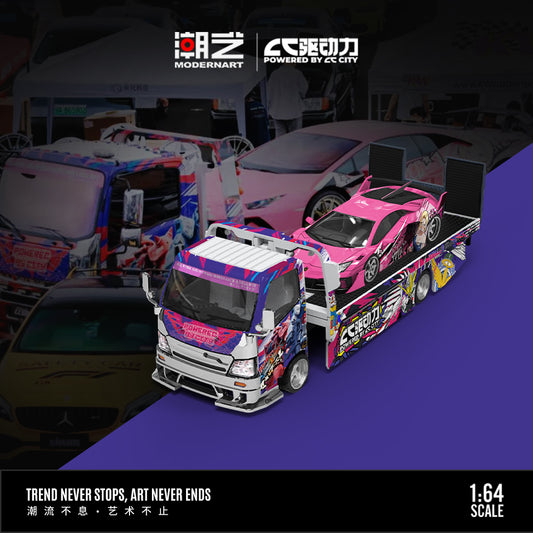 Góc trước xe C-CC Drive H300 Flatbed Trailer