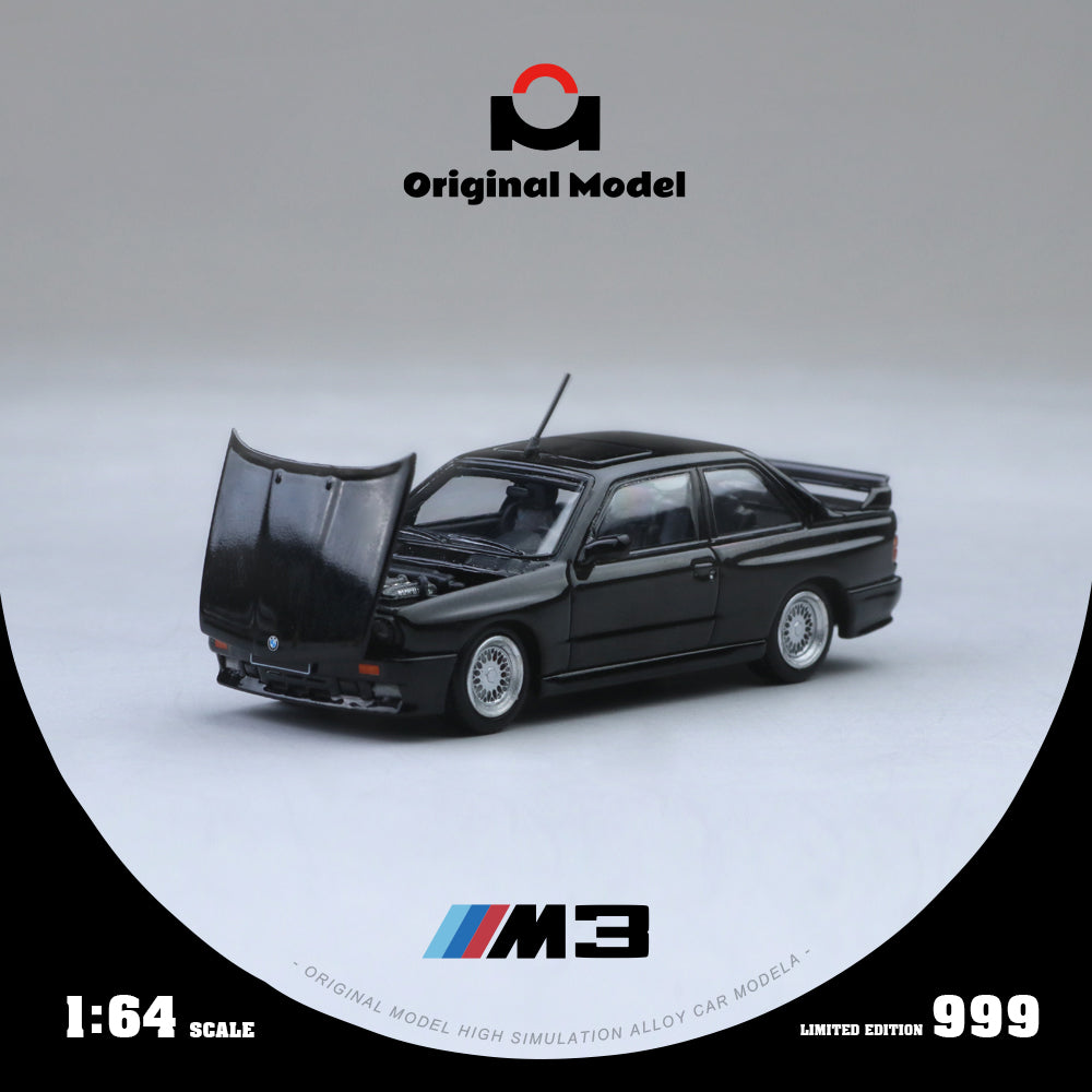 [PRE-ORDER] Mô hình xe ORIGINAL MODEL 1:64 the OM E30 M3 Carbon Black Open-Top Bicycle .