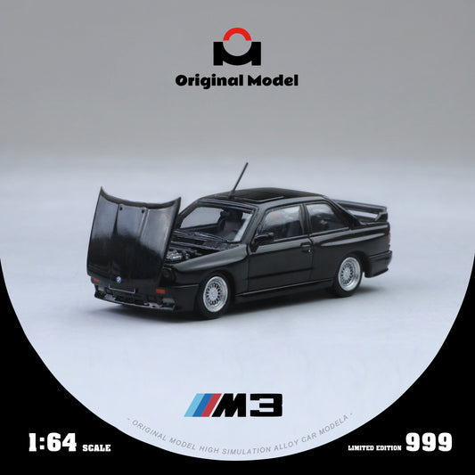 [PRE-ORDER] Mô hình xe ORIGINAL MODEL 1:64 the OM E30 M3 Carbon Black Open-Top Bicycle .