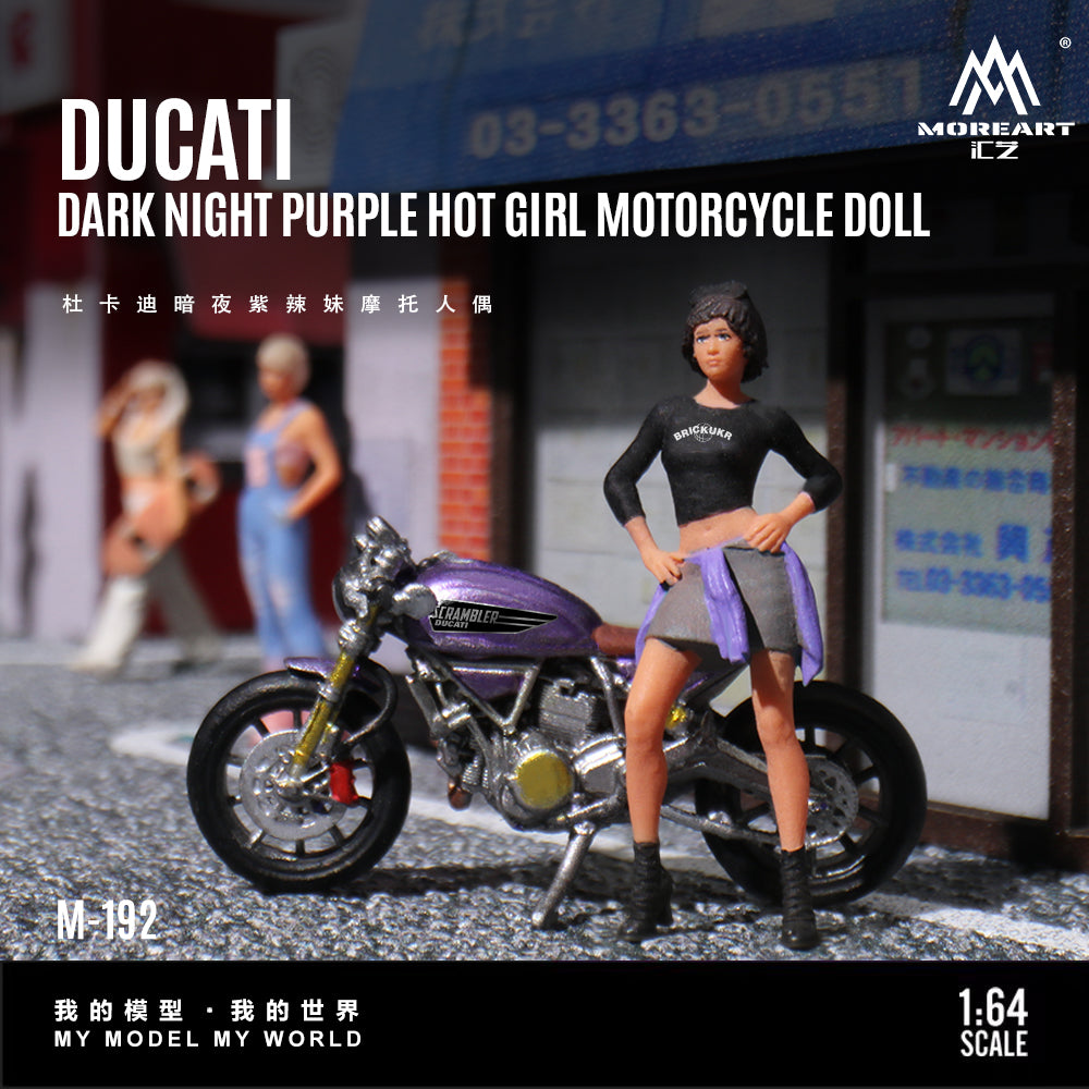Mô hình diorama Ducati Dark Purple