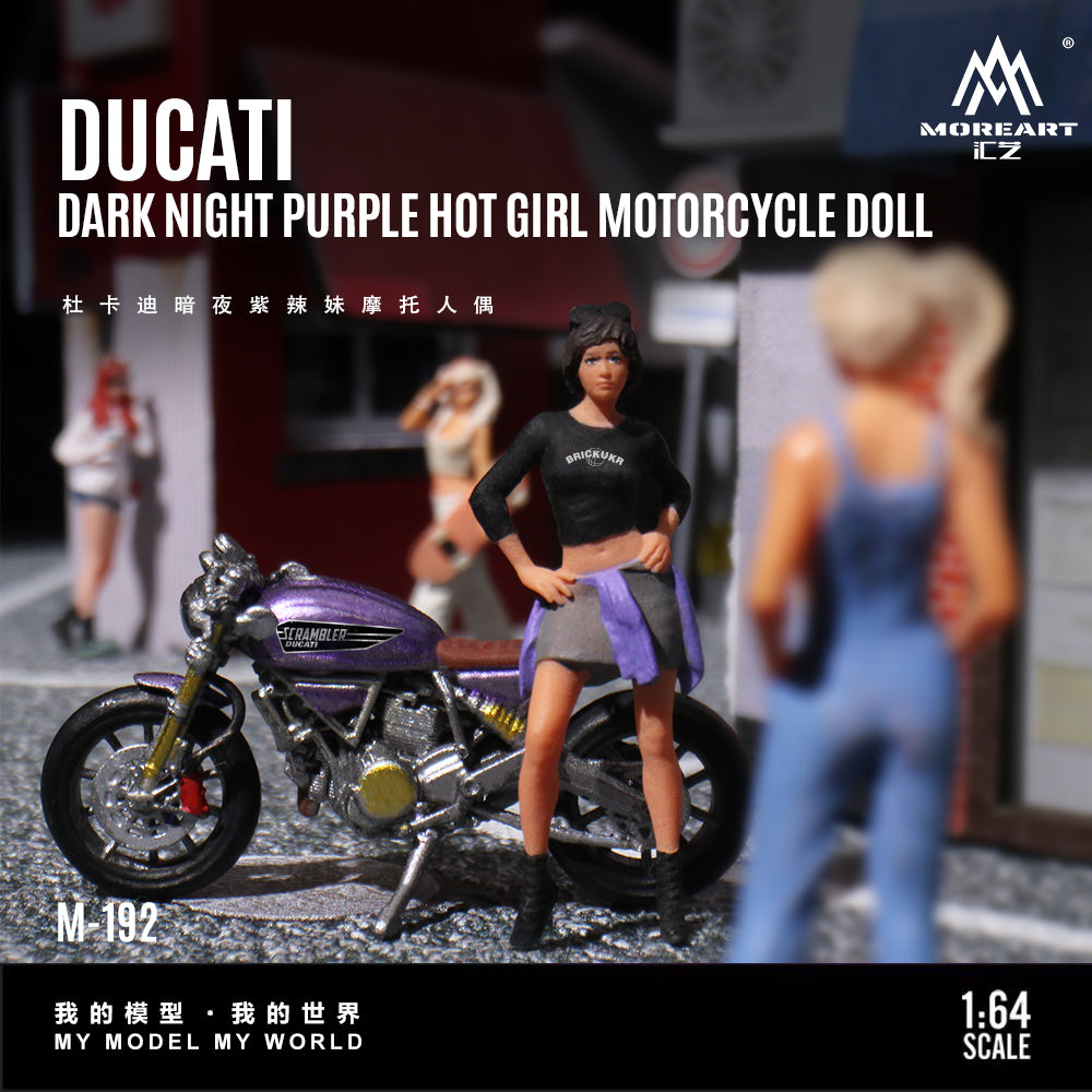 Mô hình Ducati Dark Purple 1:64