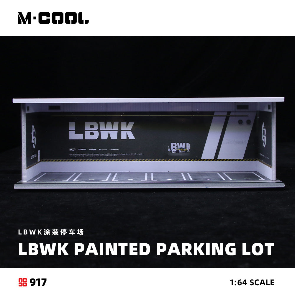Mô hình diorama M-COOL 1:64 A-LBWK Painted Parking Lot