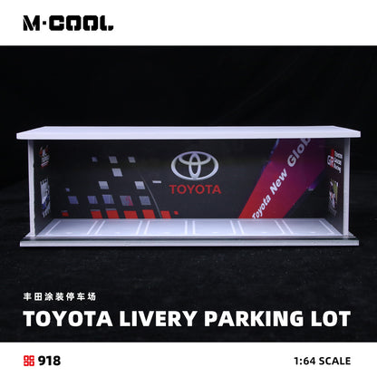Mô hình diorama M-COOL 1:64 B-Toyota livery parking lot