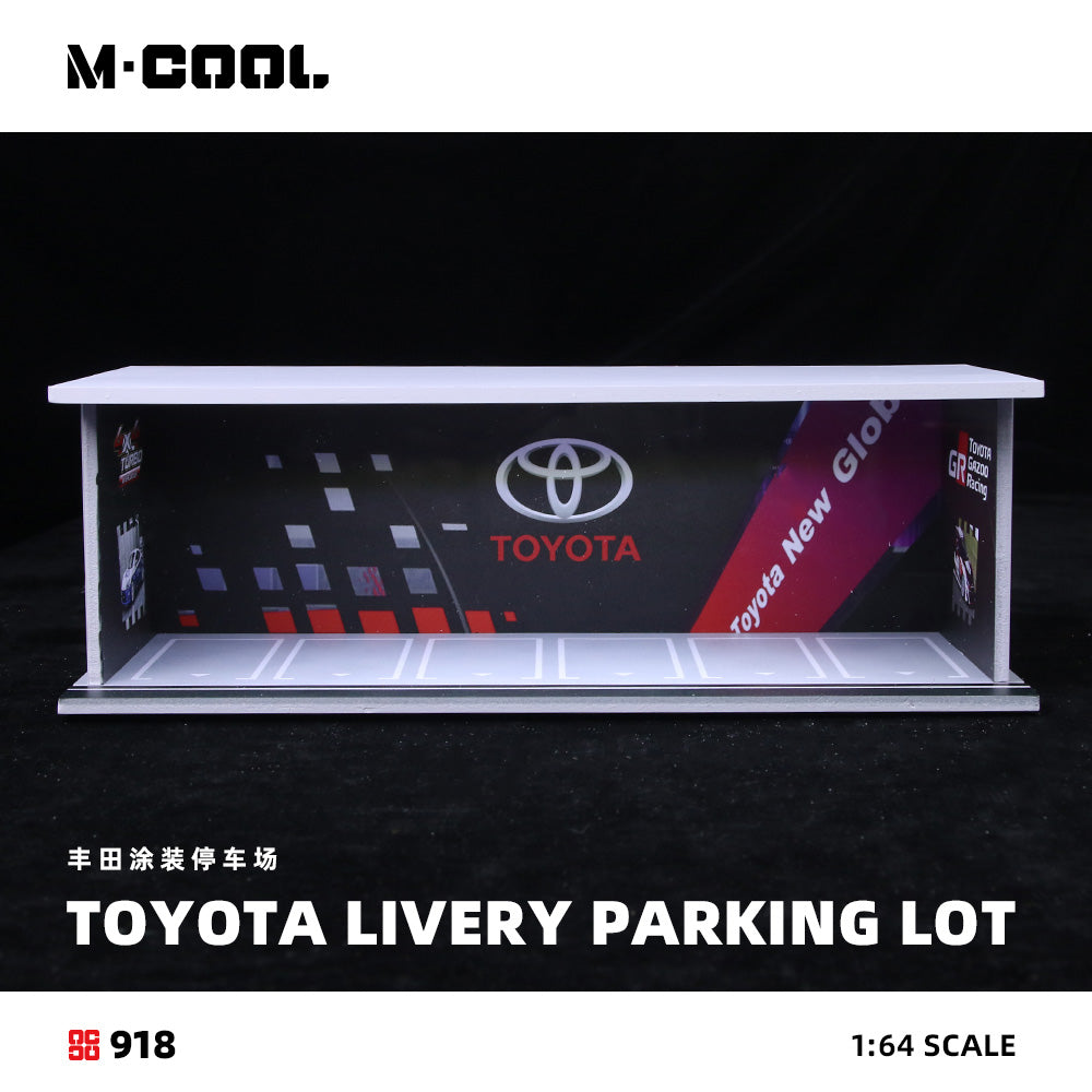 Mô hình diorama M-COOL 1:64 B-Toyota livery parking lot