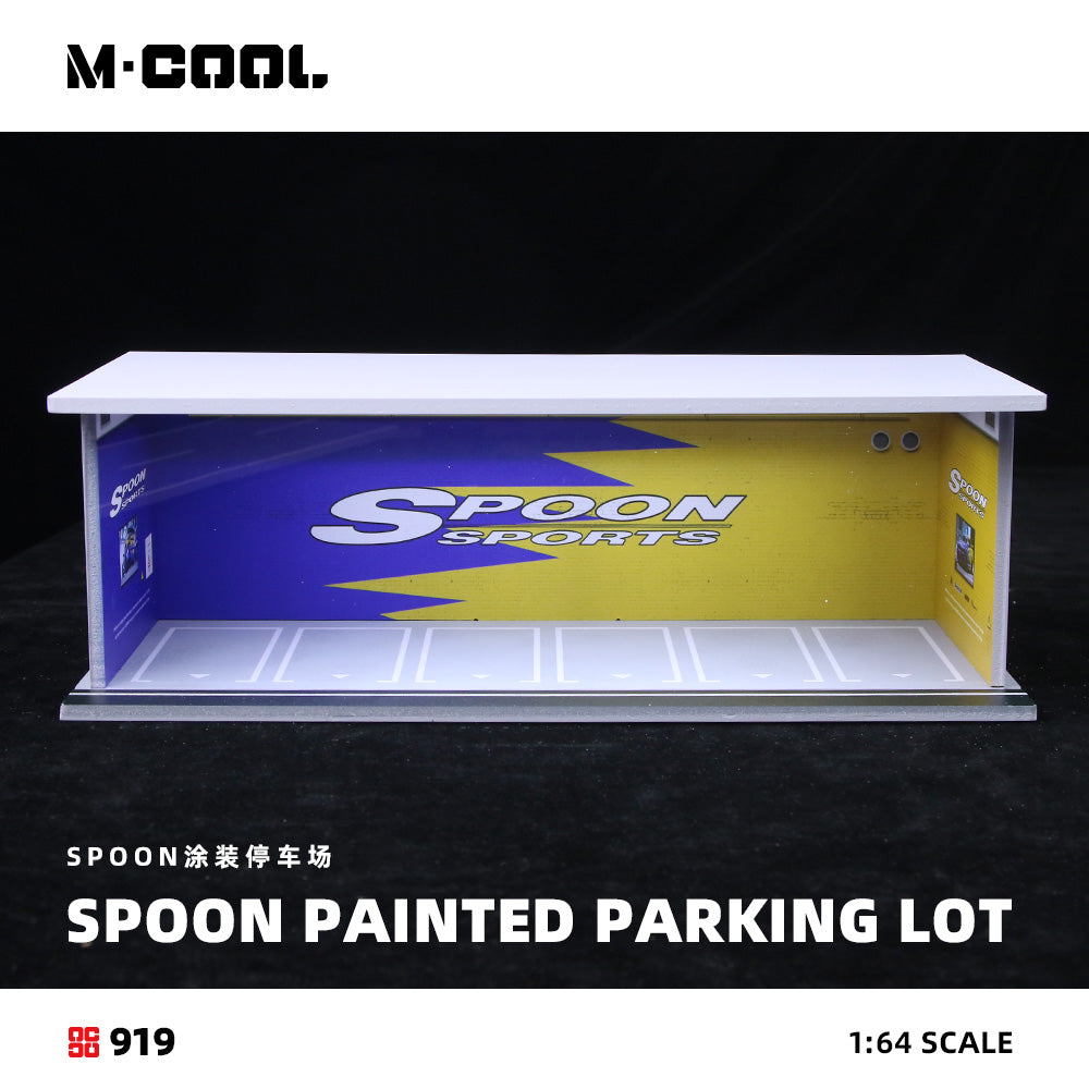 Mô hình diorama M-COOL 1:64 C-SPOON Painted Parking Lot