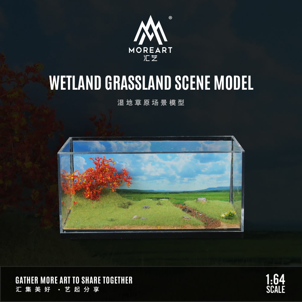 Toàn cảnh diorama Wetland Grassland Scene