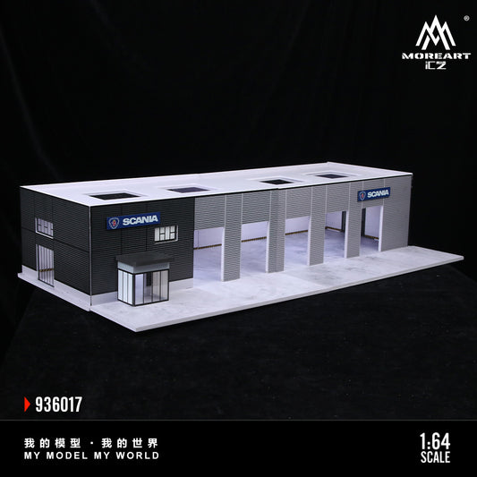 Mô hình diorama MOREART Scania Car Dealership