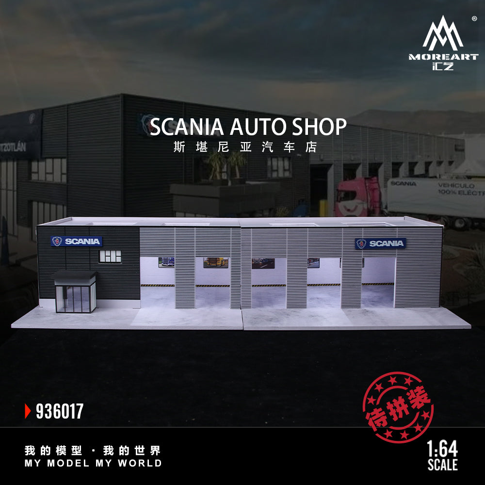 Diorama Scania Car Dealership