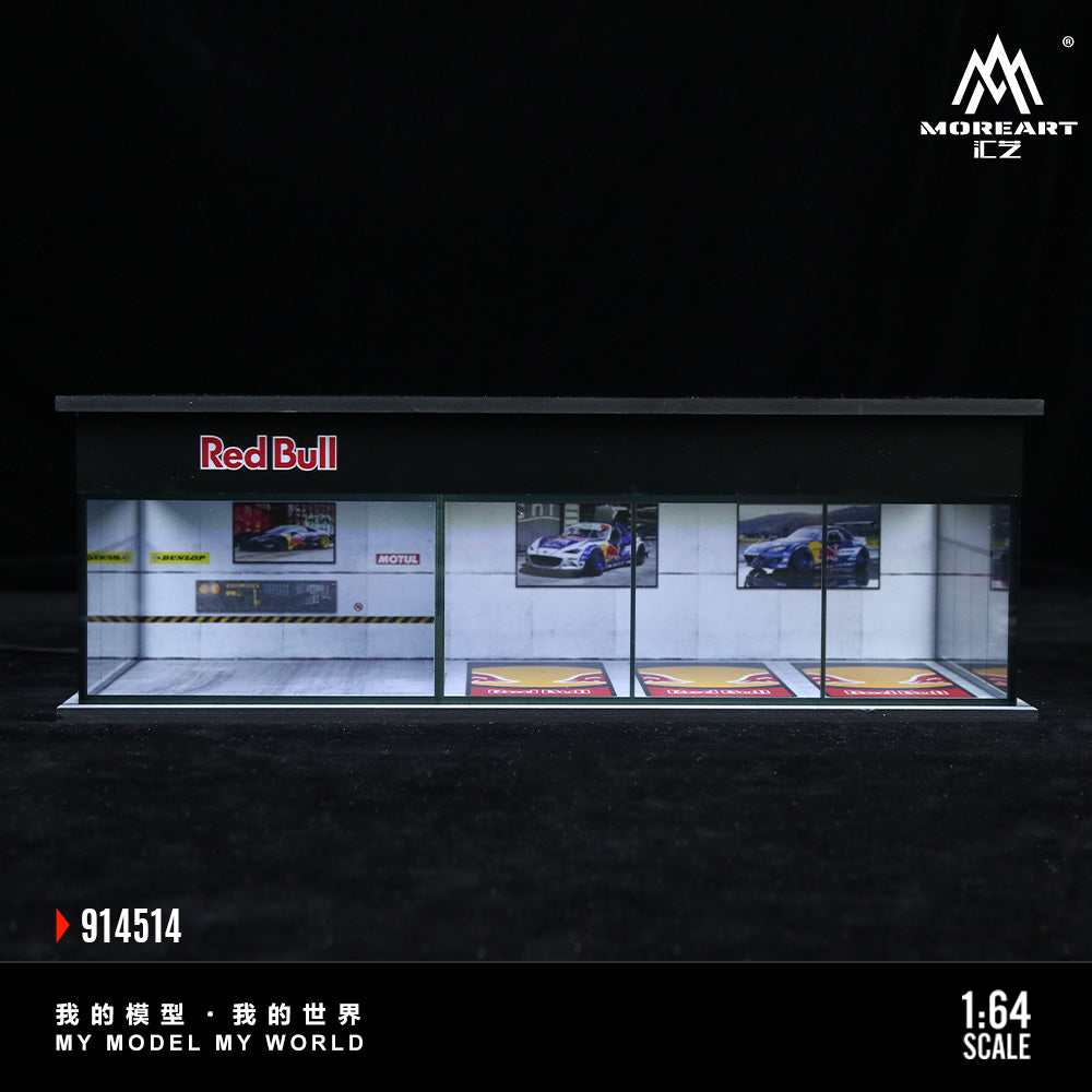 Mô hình diorama Red Bull Parking Showroom 1:64