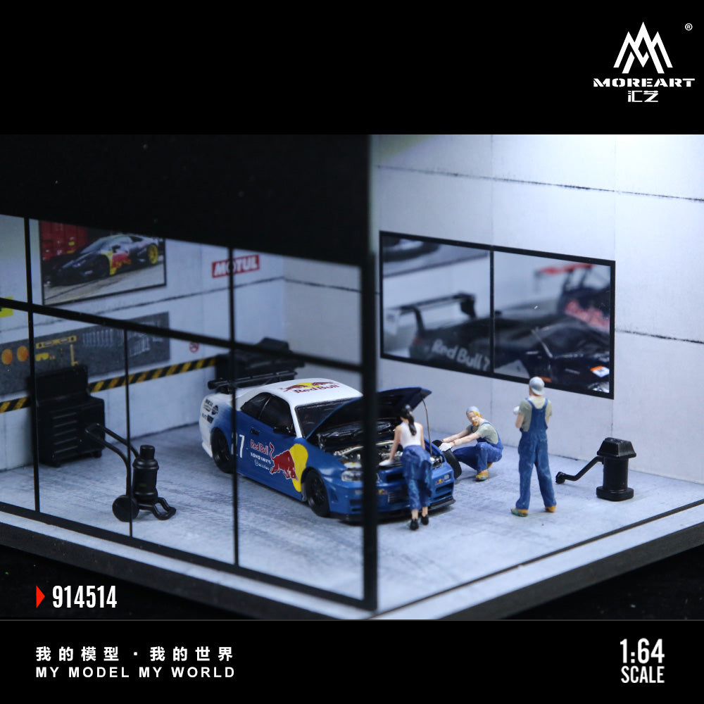 Diorama Red Bull tỉ lệ 1:64 cao cấp