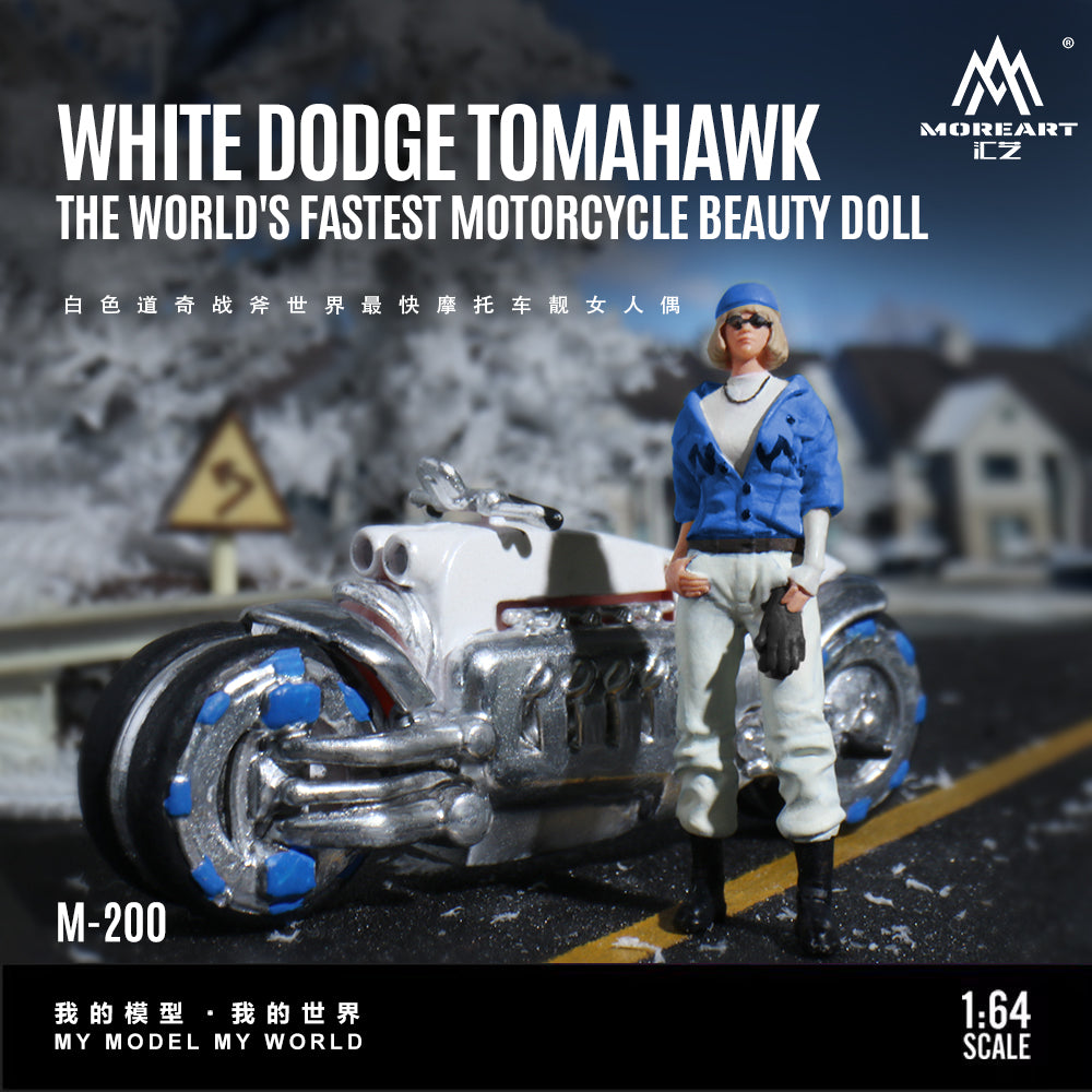 Mô hình diorama MOREART White Dodge Tomahawk