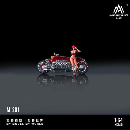 Xe Dodge Tomahawk đỏ