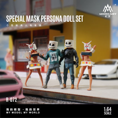 Mô hình diorama MOREART Mask Doll Set