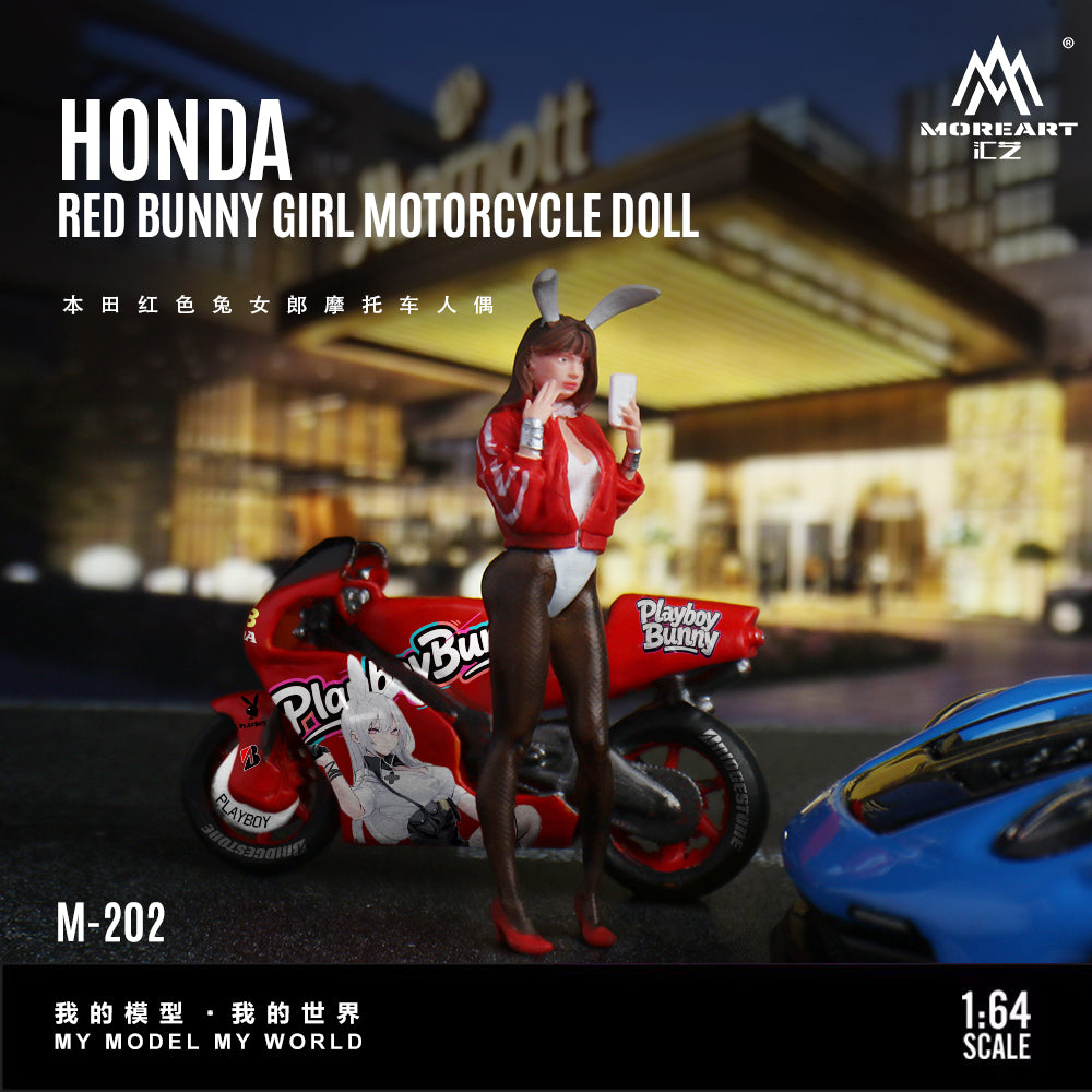 Mô hình diorama MOREART Honda Red Bunny Girl