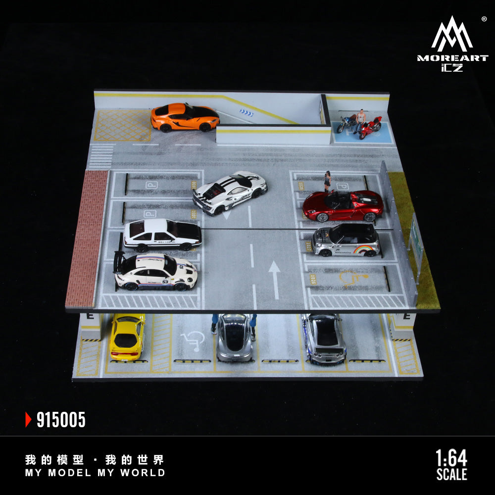 Tổng quan diorama gara đỗ xe ngầm