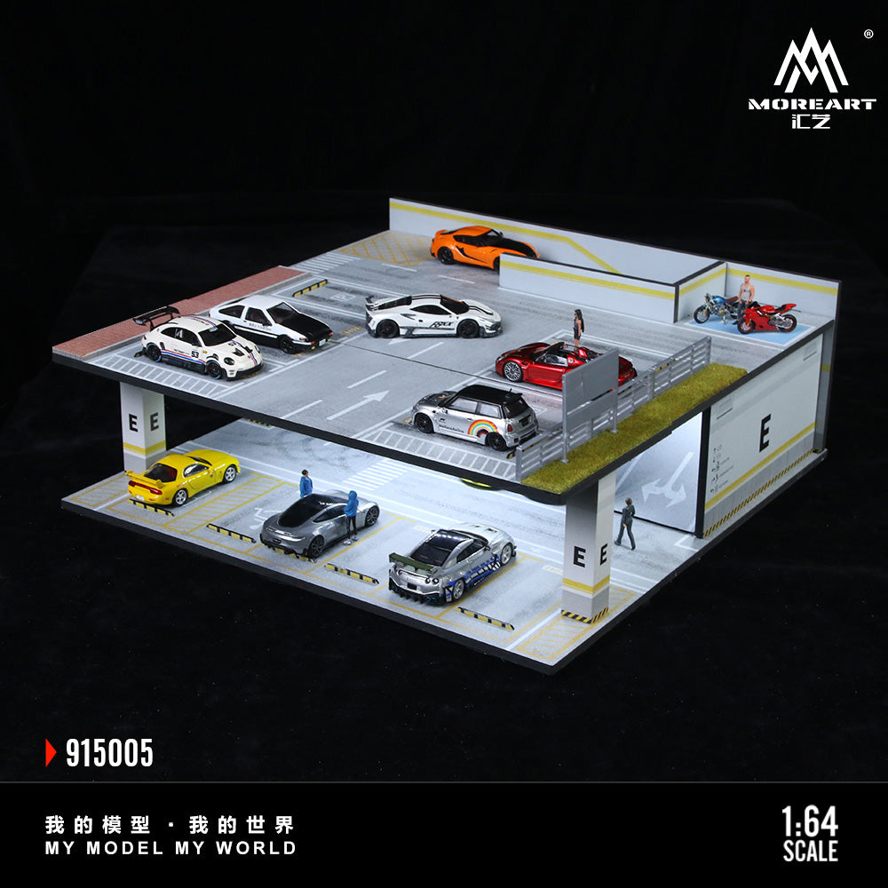 Gara đỗ xe ngầm tỉ lệ 1:64