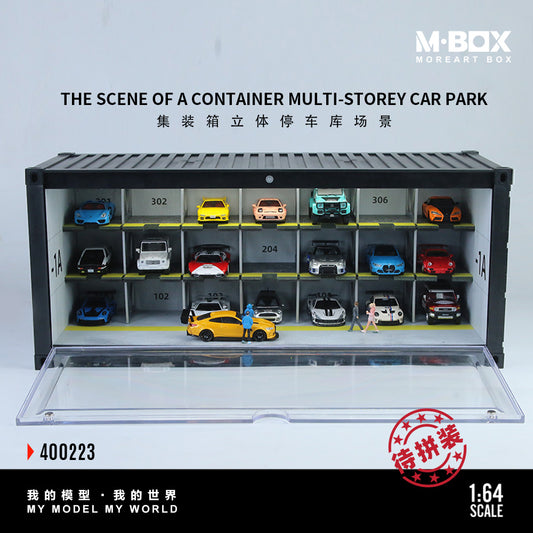 Diorama Container Automated Parking Garage tỉ lệ 1:64