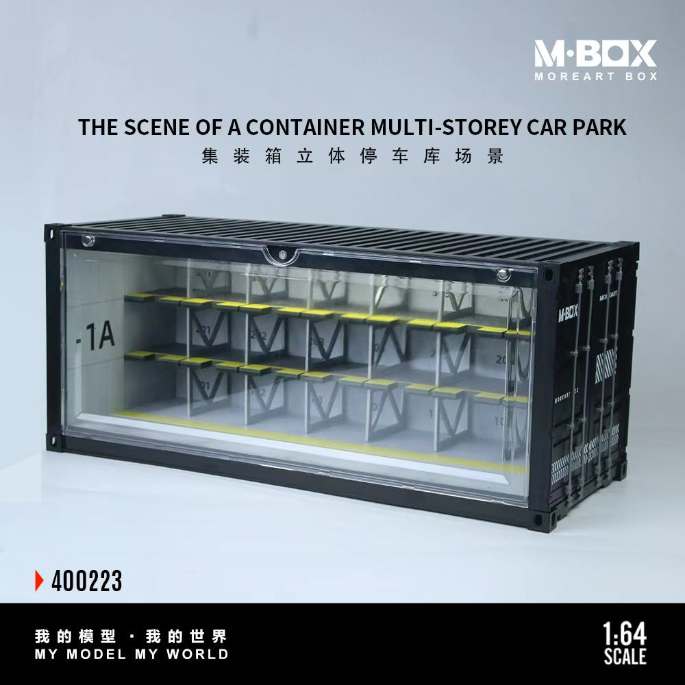 Tổng quan diorama gara đỗ xe container