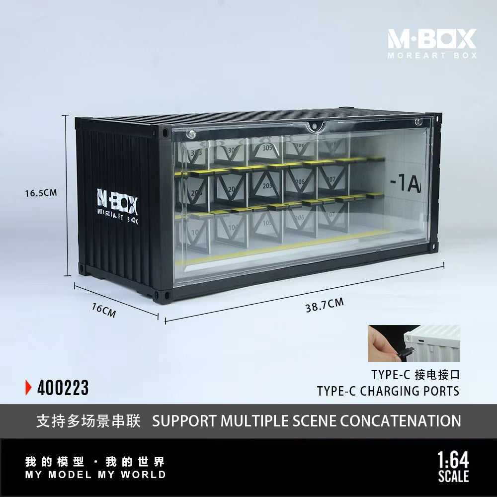 Gara đỗ xe container tỉ lệ 1:64