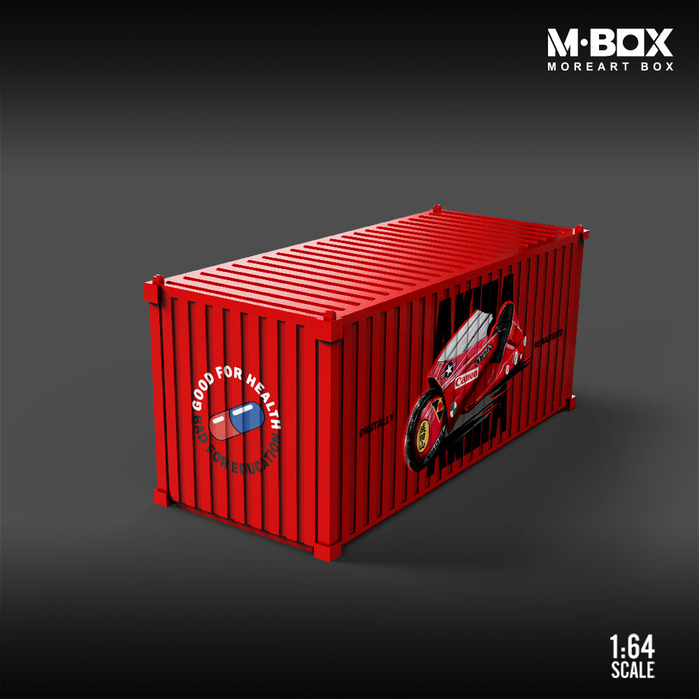 Container màu đỏ diorama Akira