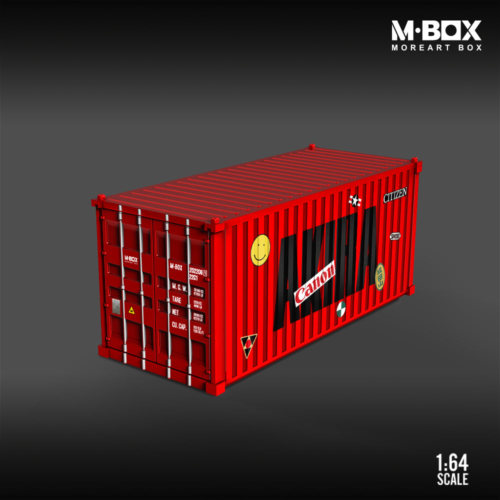 Diorama Akira Metal Red Container tỉ lệ 1:64