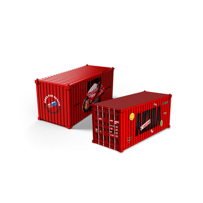 Tổng thể diorama Akira Metal Red Container MBOX