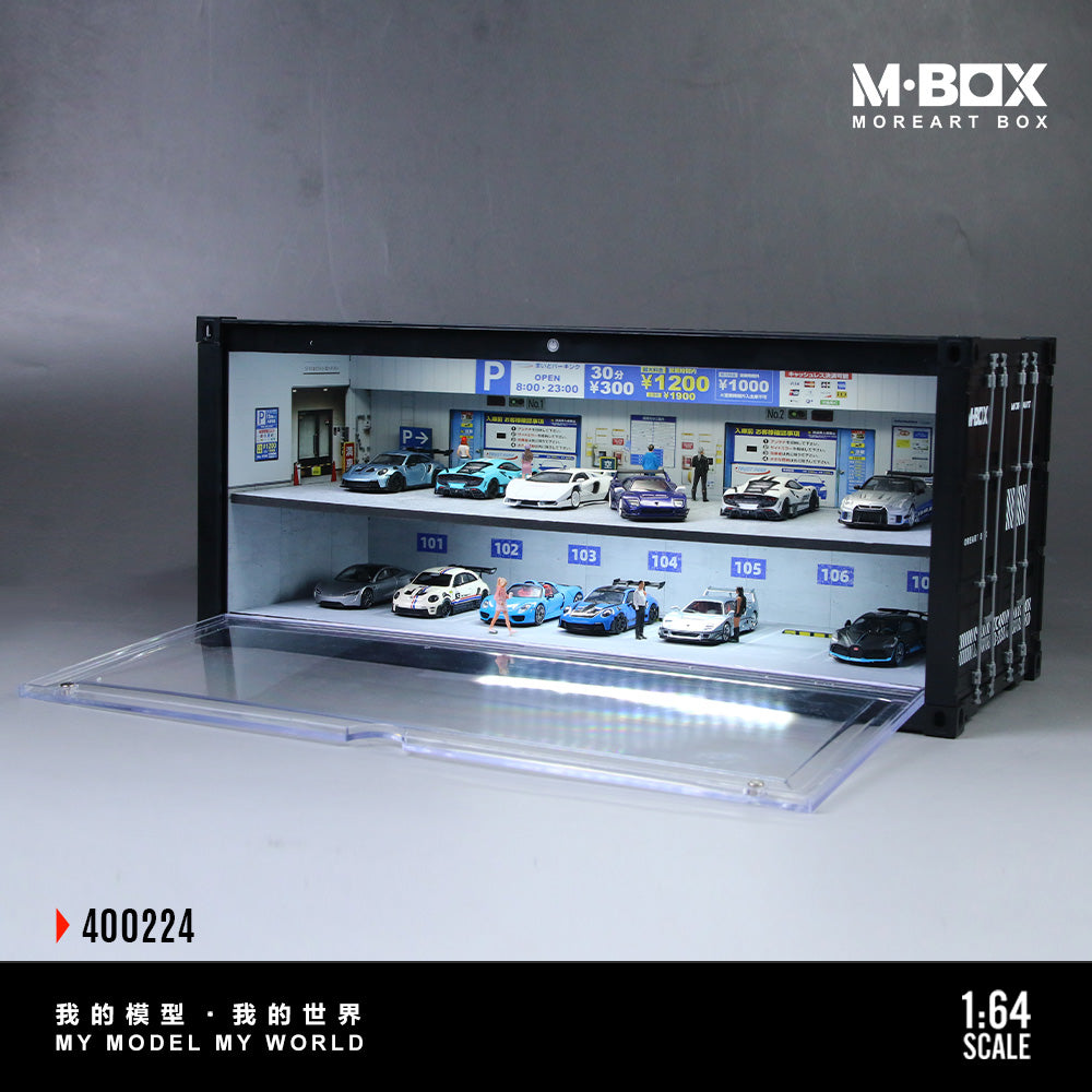 Diorama bãi đỗ xe Namba Sennichimae tỉ lệ 1:64