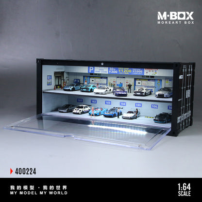 Diorama bãi đỗ xe Namba Sennichimae tỉ lệ 1:64