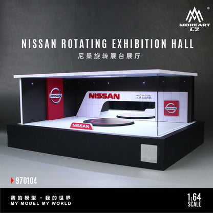 Mô hình diorama MOREART 1:64 Nissan Rotating Booth Showroom MO970104