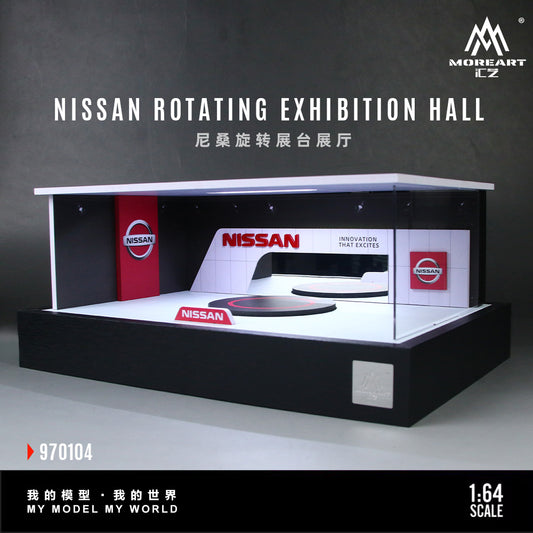 Mô hình diorama MOREART 1:64 Nissan Rotating Booth Showroom MO970104