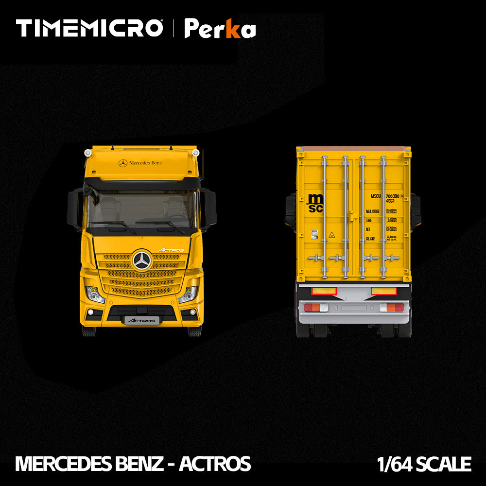 Đuôi xe Mercedes-Benz Actros Truck Bright Yellow