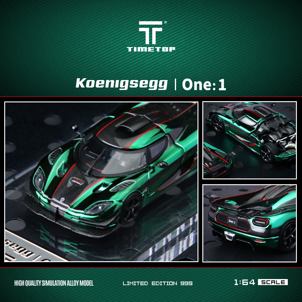 Koenigsegg One 1 Metallic Green