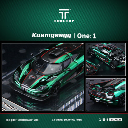 Koenigsegg One 1 Metallic Green