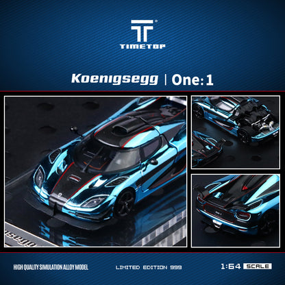 Koenigsegg One 1 Metallic Ice Blue