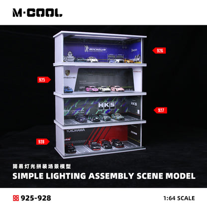 Mô hình bãi đỗ xe Porsche