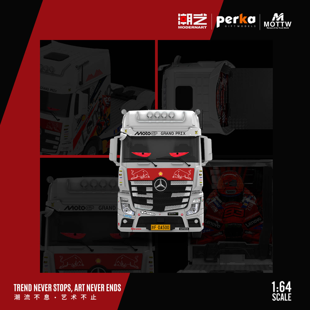 Mô hình xe Mercedes-Benz No. 93 1:64 Modern Dream nhìn từ trên xuống