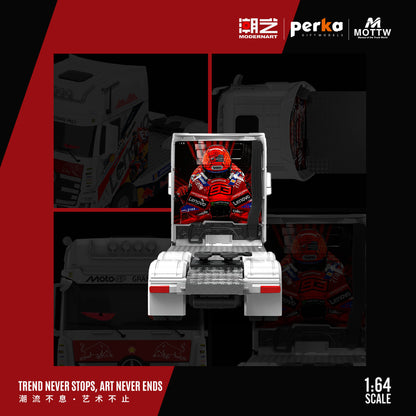 Mô hình xe Mercedes-Benz No. 93 1:64 Modern Dream cận cảnh đầu kéo