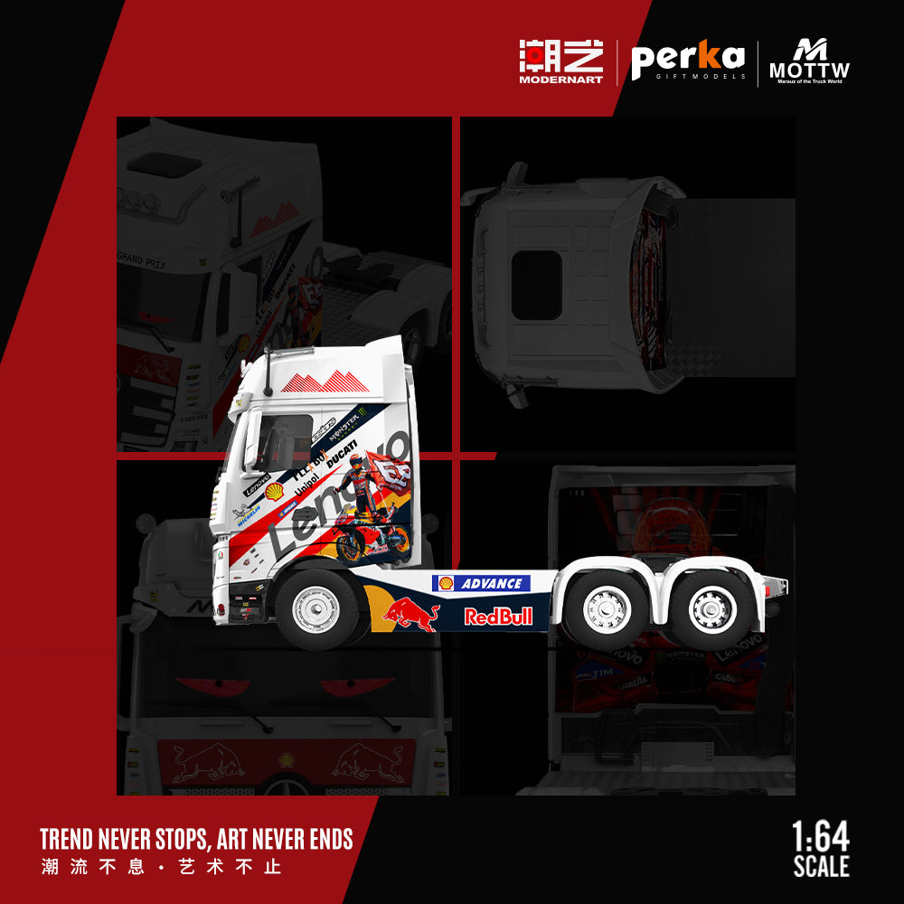 Mô hình xe Mercedes-Benz No. 93 1:64 Modern Dream cận cảnh thùng xe