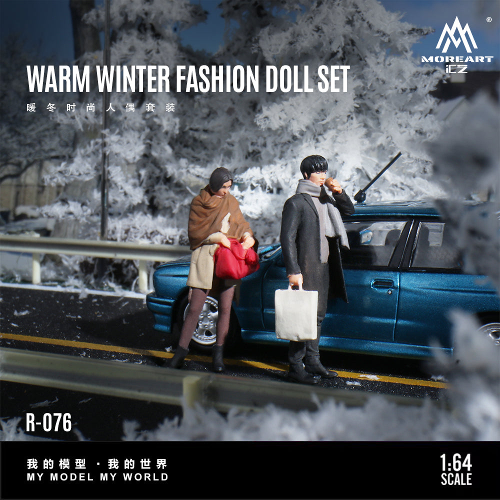 Mô hình diorama Warm Winter Fashion Doll Set MOREART