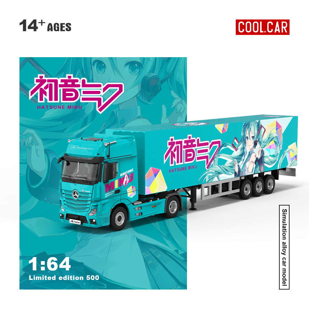 Mô hình xe Mercedes-Benz Actros truck-Hatsune Miku COOL CAR