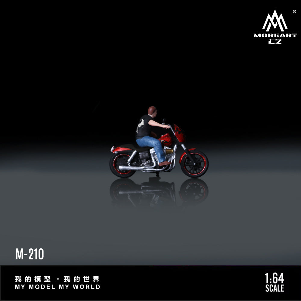 Tổng thể mô hình diorama với xe và nhân vật