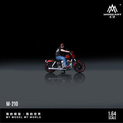 Tổng thể mô hình diorama với xe và nhân vật