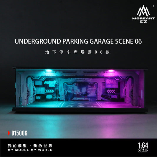 Mô hình Underground Parking Garage MOREART tỉ lệ 1:64