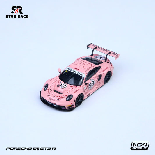 Mô hình xe Porsche 911 GT3 R-Pink Pig STAR RACE tỉ lệ 1:64