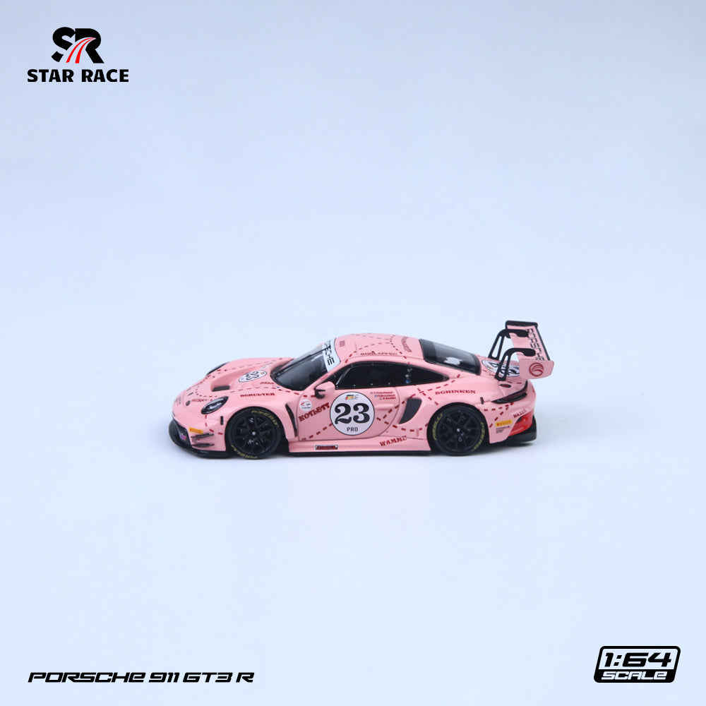 Góc nhìn trực diện xe Porsche 911 GT3 R-Pink Pig