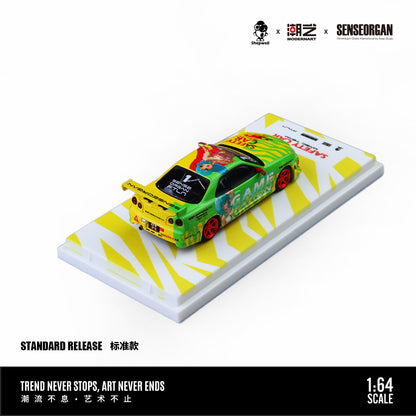 Góc trước xe GT-R R34