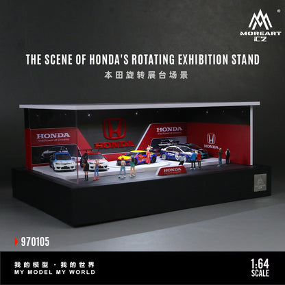 Mô hình diorama MOREART Honda Rotating Booth Scene tỉ lệ 1:64