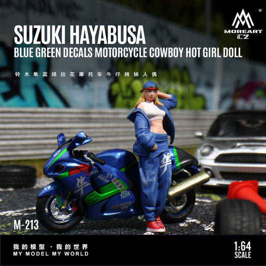 Mô hình diorama Suzuki Hayabusa MOREART 1:64