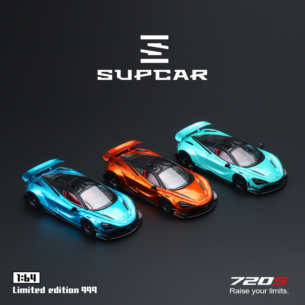 [PRE-ORDER] Mô hình xe SUPCAR 1:64 McLaren 720S in Misty Blue .
